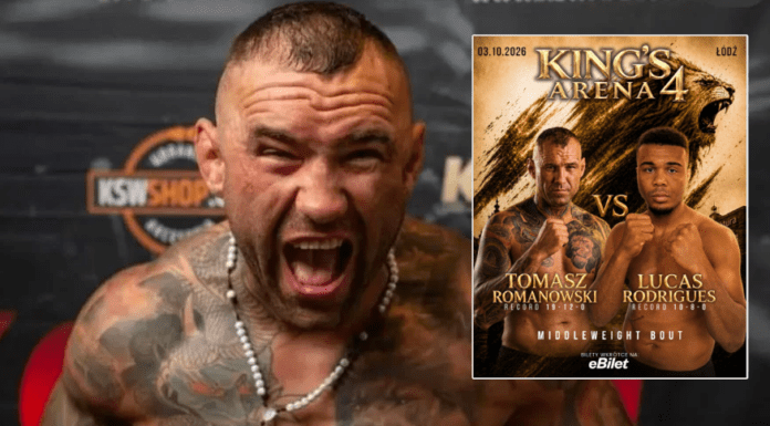 Tomasz Romanowski zadebiutuje w King’s Arena! „Najpierw biję Brazylijczyka, a później chciałbym zawalczyć w KSW”