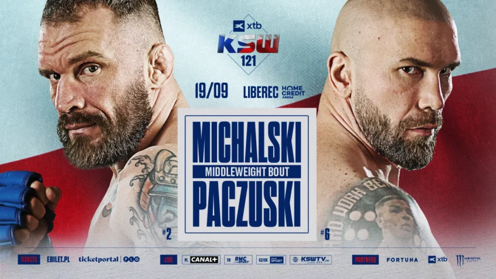 Michał Michalski zmierzy się z Radosławem Paczuskim na gali XTB KSW 121