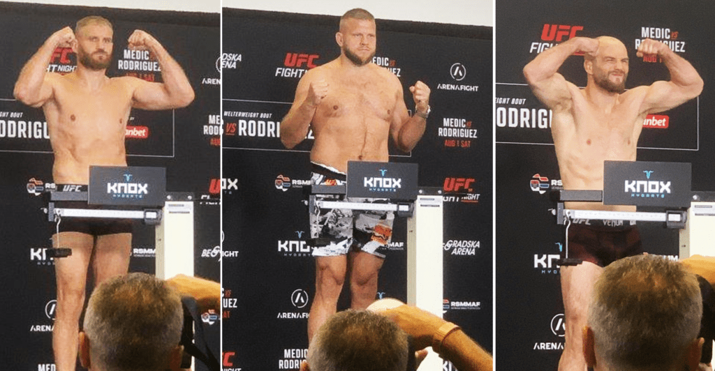 UFC Belgrade – wyniki ważenia. Błachowicz, Tybura i Rębecki w limitach! UFC Belgrade – wyniki ważenia. Błachowicz, Tybura i Rębecki w limitach!