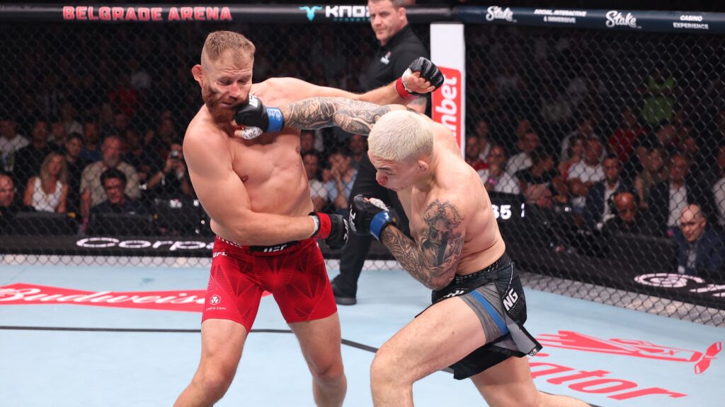 UFC Belgrade: Navajo Stirling znokautował Jana Błachowicza w pierwszej rundzie [WIDEO]
