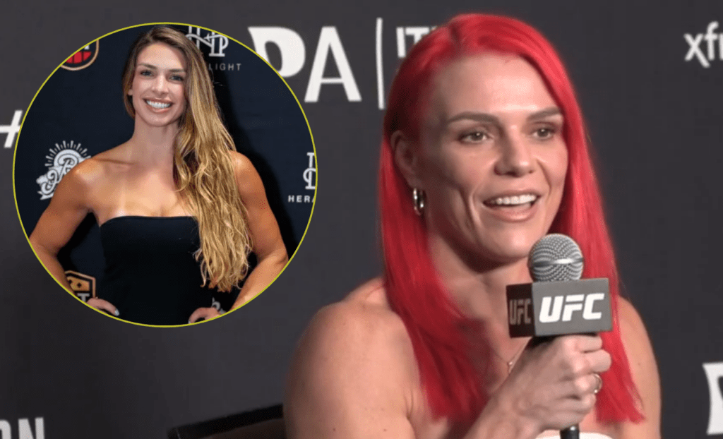 Gillian Robertson uderza w Mackenzie Dern przed pojedynkiem na UFC 330 Gillian Robertson uderza w Mackenzie Dern przed pojedynkiem na UFC 330