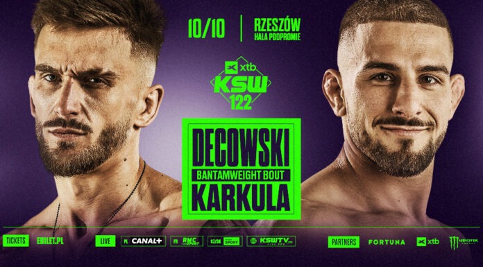 Sebastian Decowski zmierzy się z Andrzejem Karkulą na gali XTB KSW 122